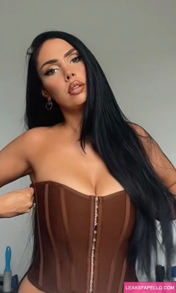 Gemma McCourt @gem101 OnlyFans big tits sexy only fans thick juicy ass model wearing brown sexy tight dress