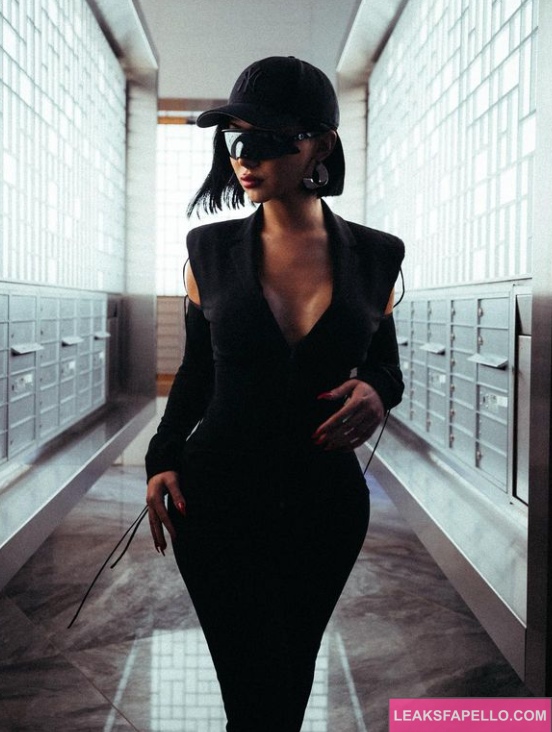 Nikita Nguyen wearing all black