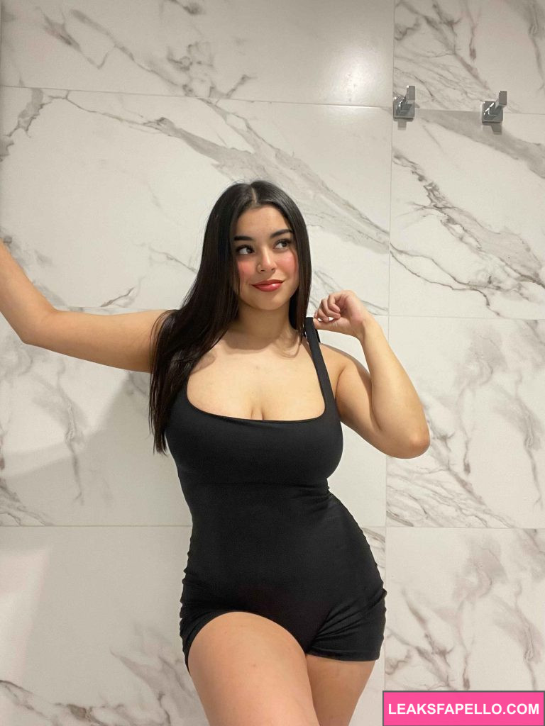 Angelina @sweetie.angelina OnlyFans big tits thick ass sexy hot only fan model wearing black dress