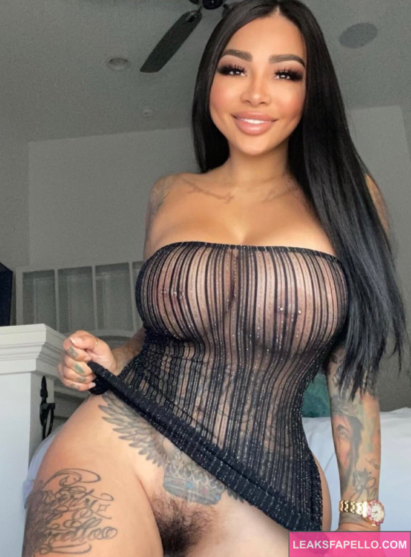 Brittanya O'Campo wearing a see through top