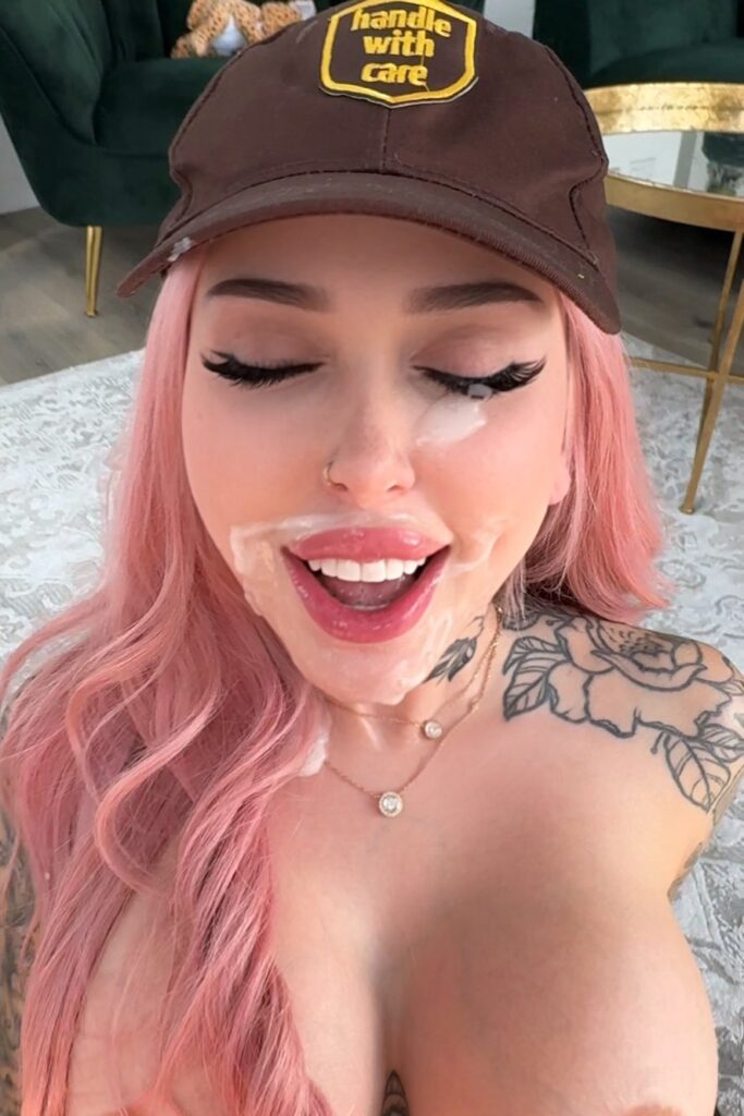 Jade Lavoie @misslavoie OnlyFans big tits thick only fans model with cum on her face