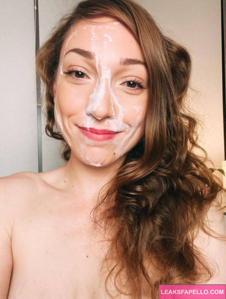 Lily LaBeau face filled with cum